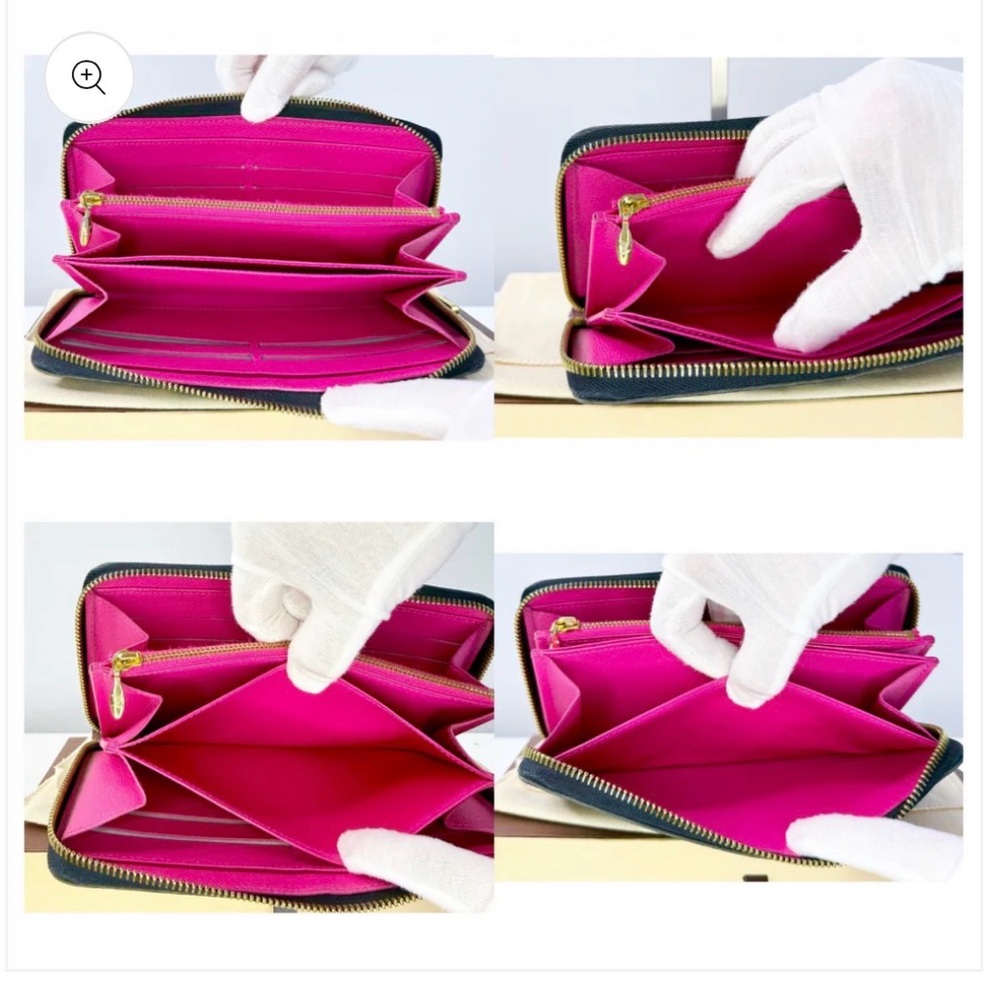 Authentic Louis Vuitton Takashi Murakami Black Multicolor  Zippy Wallet - Picture 14 of 16